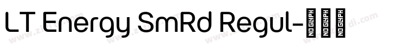 LT Energy SmRd Regul字体转换